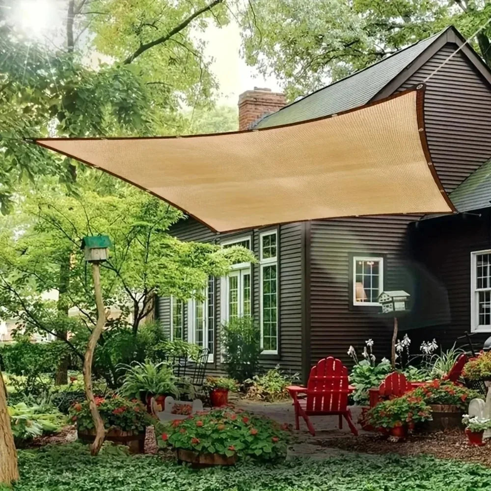 Heavy-Duty PE Sun Shade Sail – Large UV Block for Patio & Yard Sun Shade Sail Axl