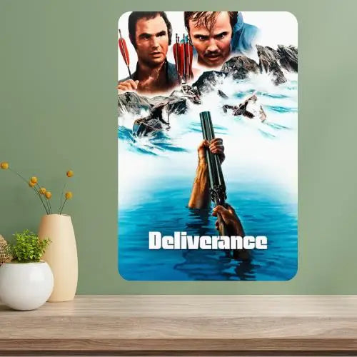 Deliverance Classic Movie Metal Poster Sign | Vintage Wall Decor Movie Metal Sign Axl aluminum sign aluminum 14x20cm