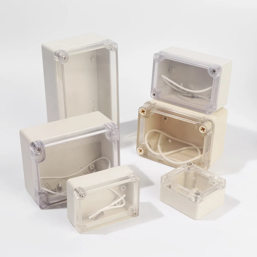 IP65 Waterproof ABS Junction Box – Transparent Cover Enclosure Electrical Enclosure Box Axl