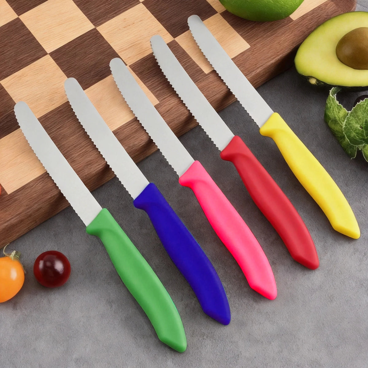 Steak Knife Set 1–5 Pc | Serrated Stainless Steel Kitchen Knives Kitchen Knife Set Axl