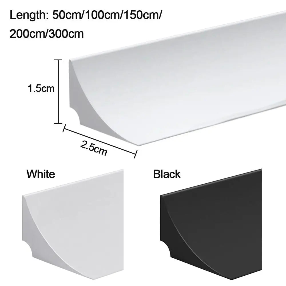 Silicone Water Stopper Strip – Self-Adhesive Shower Dam Barrier Shower Water Barrier Axl