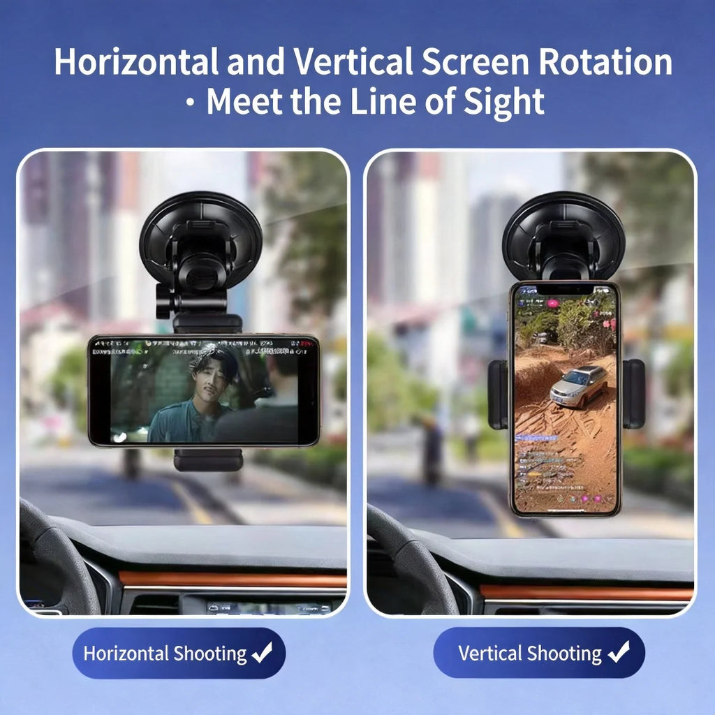 Universal Car Phone Holder – 360° Suction Cup Windshield Mount Car Phone Mount Axl
