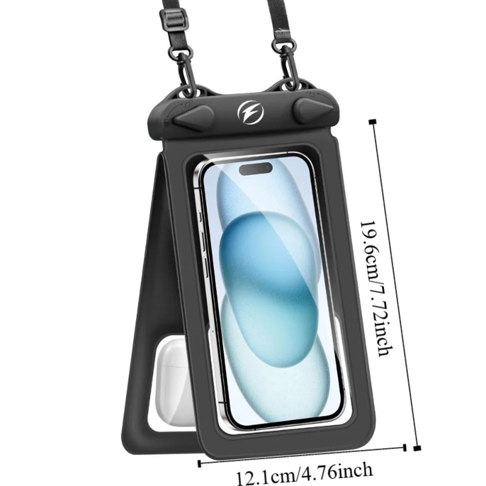 Double Pocket Waterproof Phone Bag | IPX8 Touch Screen Dry Pouch Waterproof Phone Pouch Axl