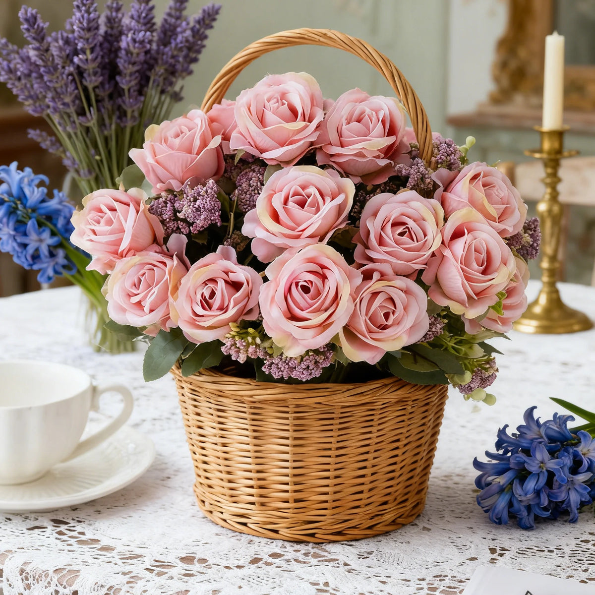 Silk Rose Artificial Flowers for Wedding, Home & Bouquet Decor Artificial Silk Flowers Axl