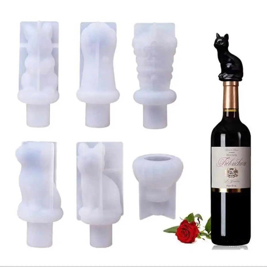 Silicone Resin Mold Set – Crown, Cat Paw & Rabbit DIY Craft Resin Craft Mold Axl