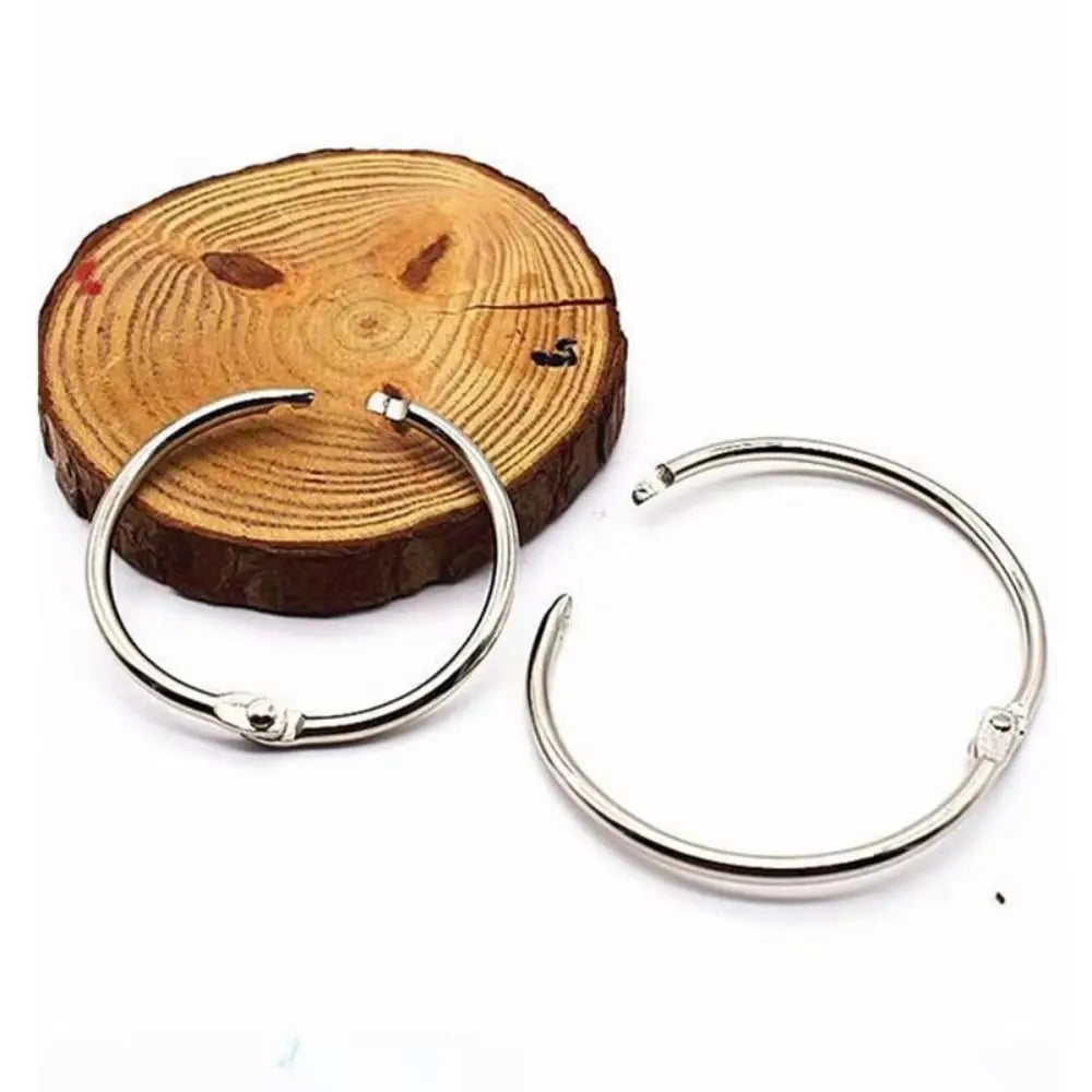 Metal Binder Rings 50/100 Pcs – Assorted Sizes Split Rings Binder Rings Axl