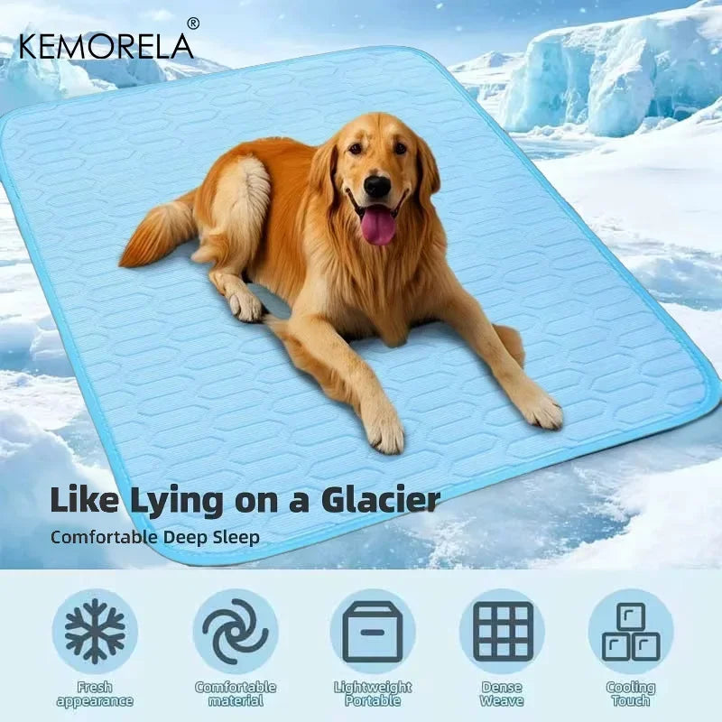 KEMORELA Pet Cooling Mat & Bed – 4 Sizes Dogs & Cats Pet Cooling Mat Axl