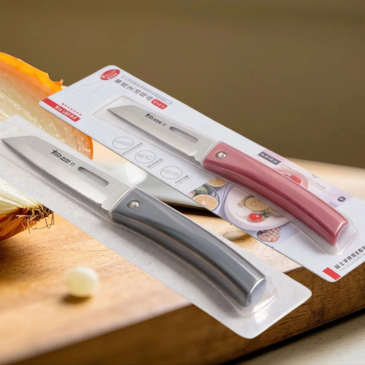 Stainless Steel Folding Fruit Knife – Portable Peeling Knife Folding Fruit Knife Axl