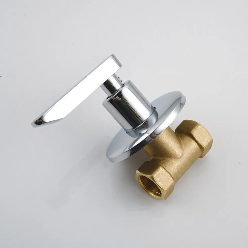 Brass Concealed Shower Stop Valve 1/2" 3/4" Shutoff Fitting Shower Stop Valve Axl