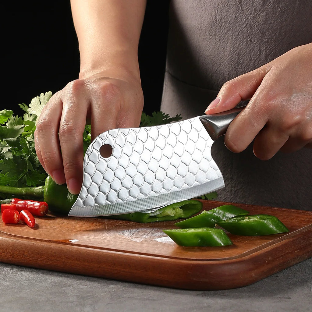 SHENJIU Forged Stainless Steel Utility Kitchen Knife Kitchen Utility Knife Axl