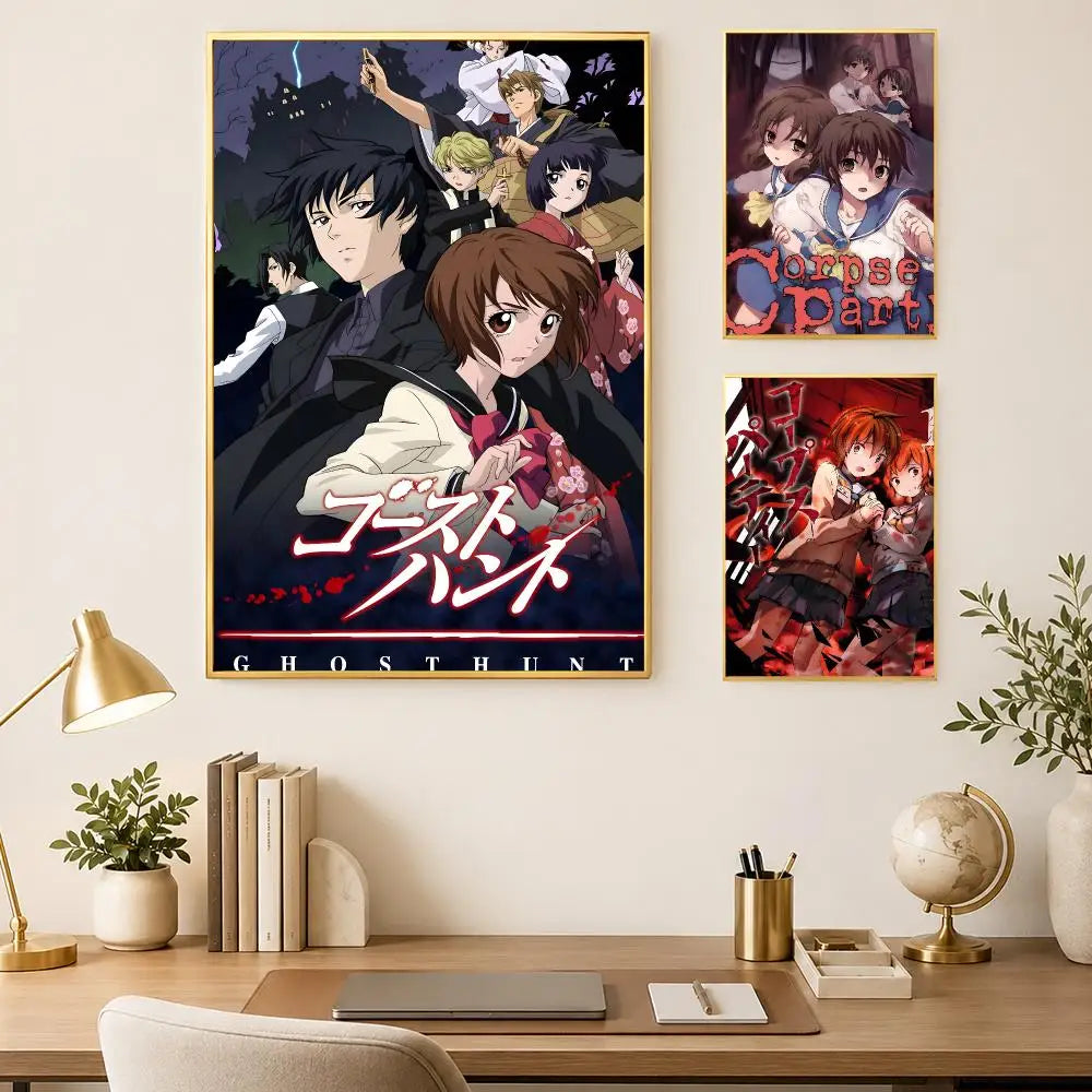 Corpse Party Game Poster – Self-Stick HD Waterproof Wall Art Wall Art Poster Axl