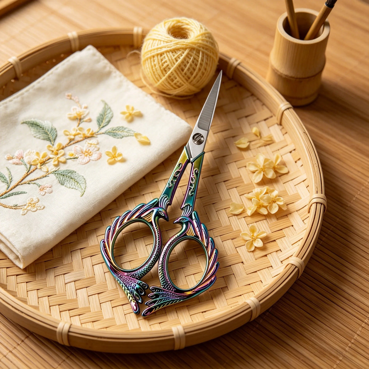 Stainless Steel Craft & Sewing Scissors – Embroidery Tailor Set Craft Scissors Set Axl Scissors-Colored