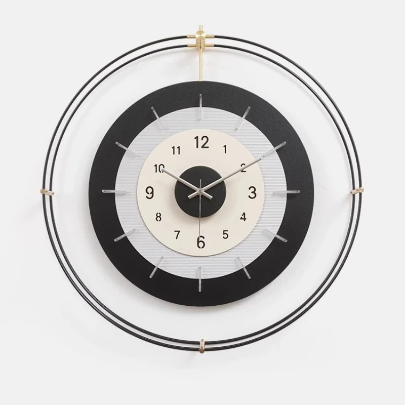 60cm Nordic Silent Wall Clock – Light Luxury Home Décor Silent Wall Clock Axl