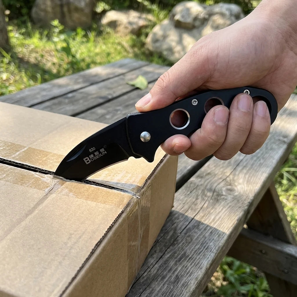 YRIDEFE Folding Pocket Knife – Stainless Steel EDC Camping Blade Folding Pocket Knife Axl