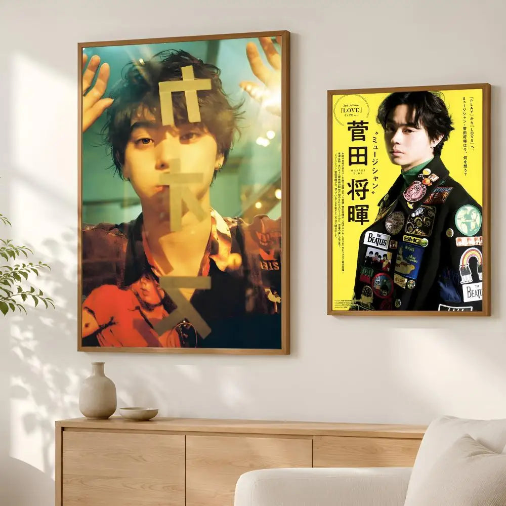 Suda Masaki HD Self-Stick Wall Art Poster – Waterproof Decor Wall Art Poster Axl