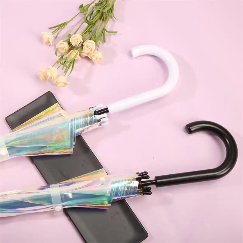 Color Changing Transparent Long Handle Umbrella – Windproof Long Handle Umbrella Axl