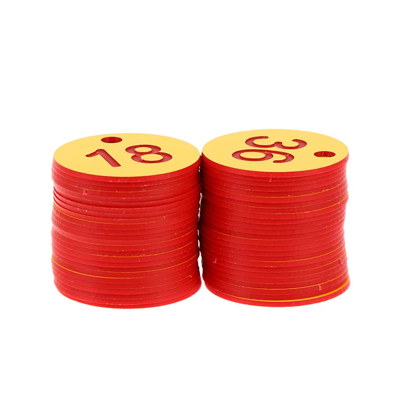 Numbered Tags for Beekeeping & Livestock – 20 or 50 Pack Numbered Farm Tags Axl