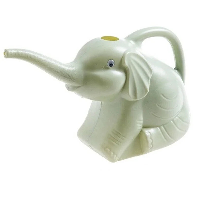 Elephant Watering Can – Cute Plastic Garden Plant Pot Novelty Watering Can Axl Green