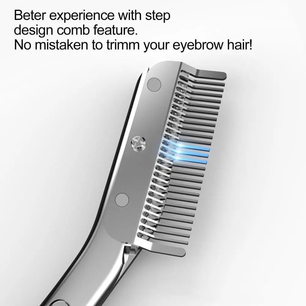 Eyebrow Scissors & Grooming Kit with Comb – Men & Women Eyebrow Grooming Kit Axl