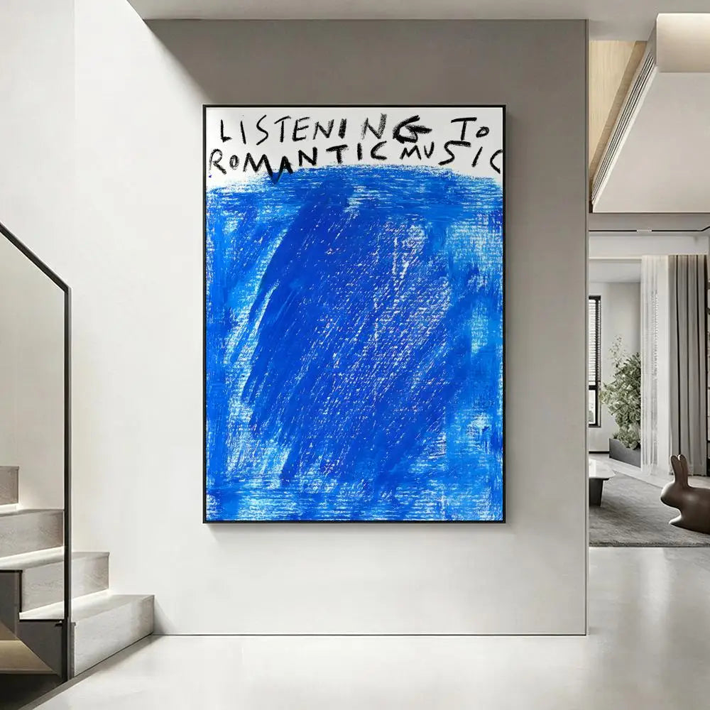 Yves Klein Art Poster – HD Modern Wall Decor | Home & Bar Wall Art Poster Axl White12 30X40cmNoframe