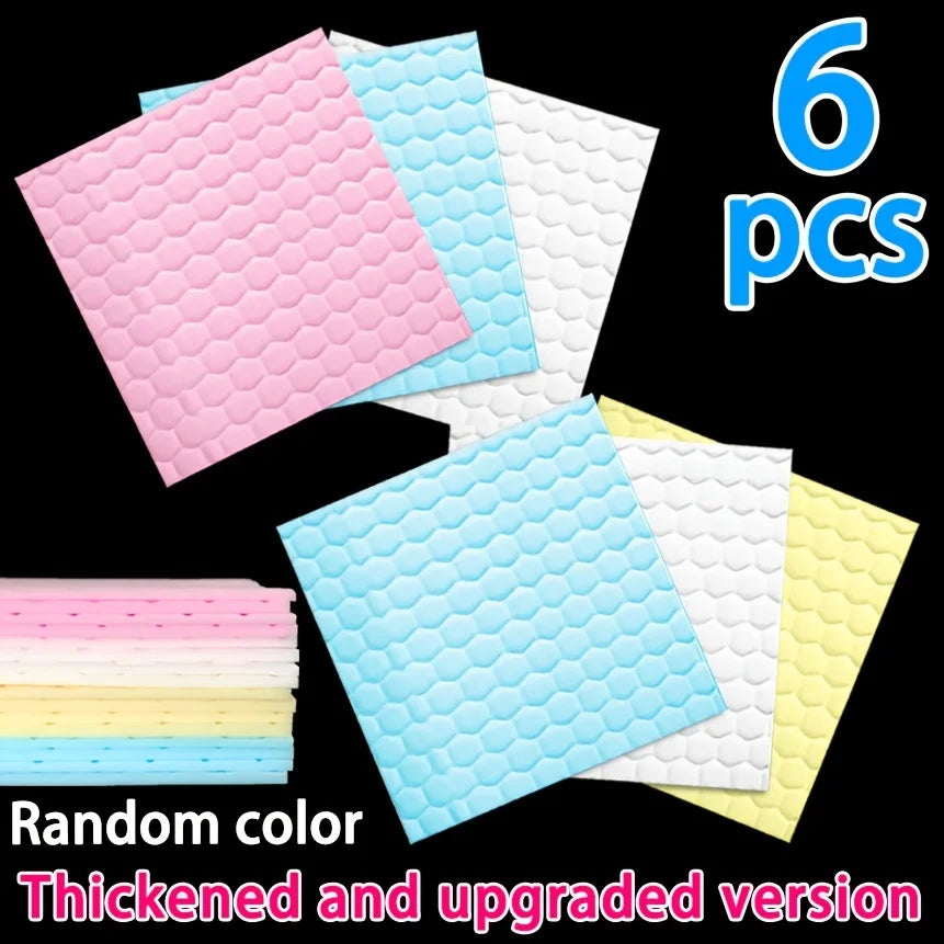 Magic Melamine Sponge Wipes – Reusable Super Absorbent Cloth Cleaning Sponge Wipes Axl Random color-6pcs