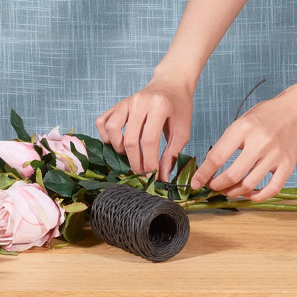 Paper Wrapped Floral Bind Wire – 164 ft for Crowns & Wreaths Floral Craft Wire Axl
