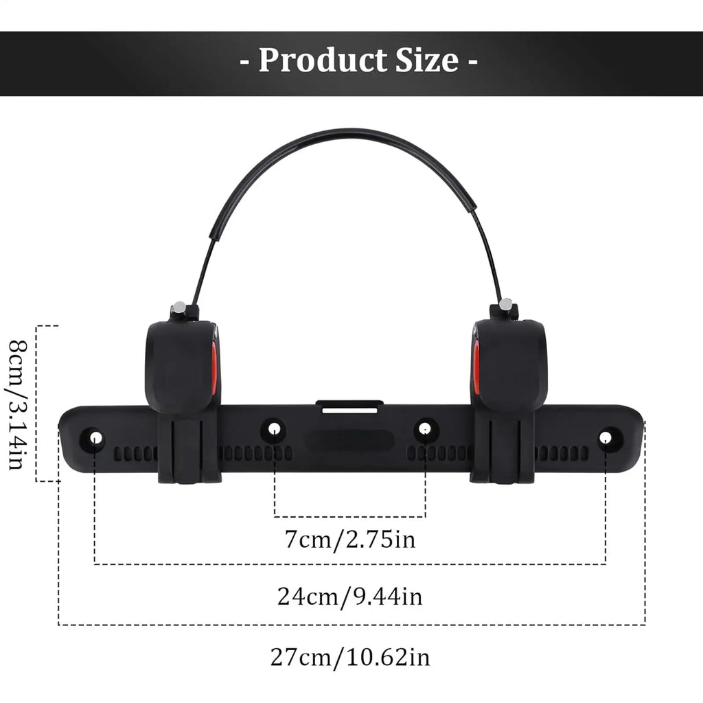 Adjustable Bike Saddle Bag Buckle Clip | Pannier Rack Accessory Pannier Bag Buckle Axl