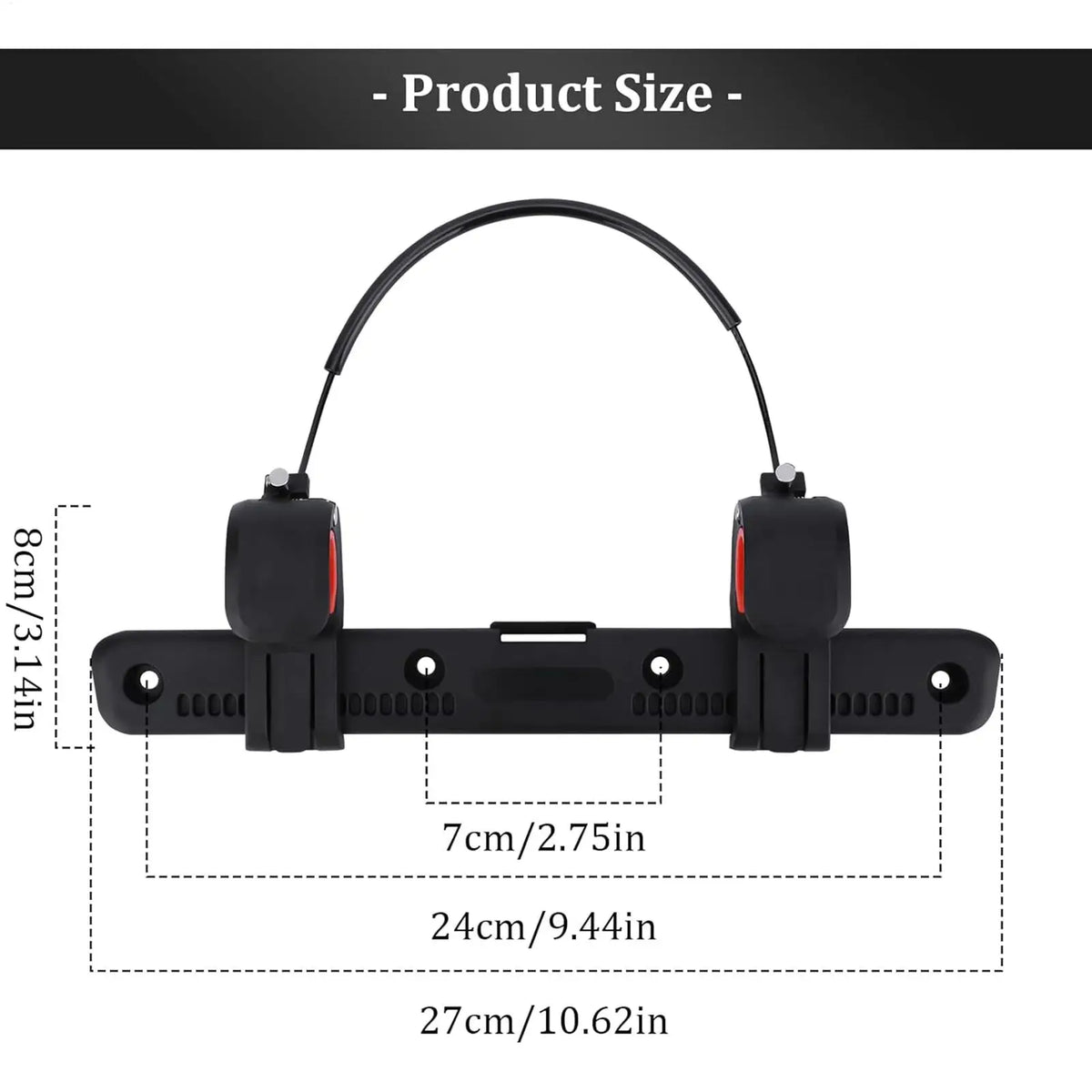 Adjustable Bike Saddle Bag Buckle Clip | Pannier Rack Accessory Pannier Bag Buckle Axl