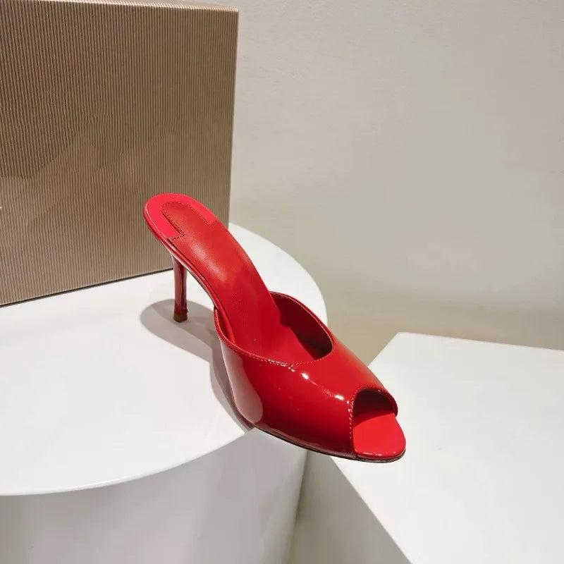 Women's Open Toe Stiletto Pumps – Ultra High Heel Slingbacks Stiletto Heel Pumps Axl