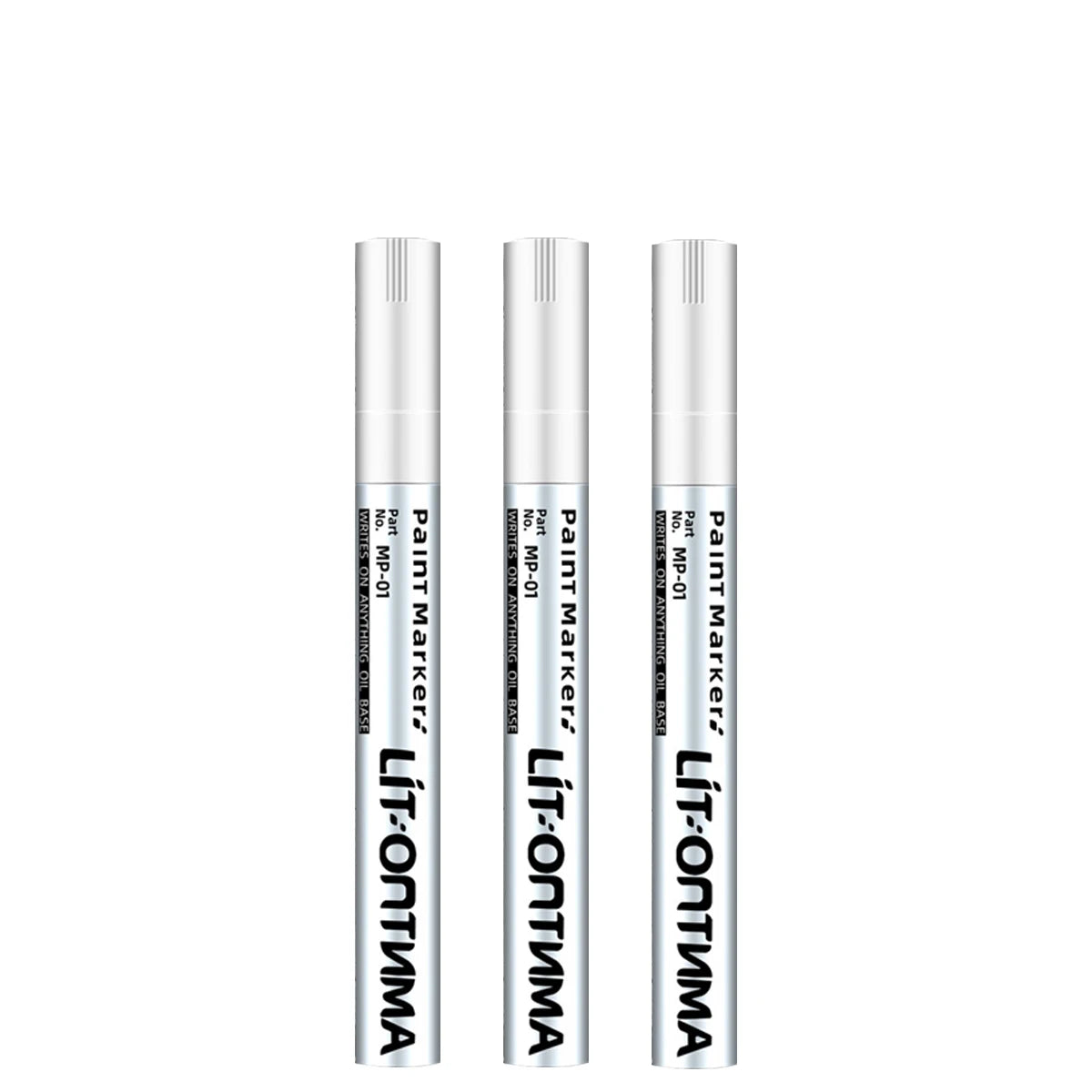 Stone Inscription Restoration Pen – 3pc Weatherproof Gold Marker Stone Restoration Pen Axl WHITE