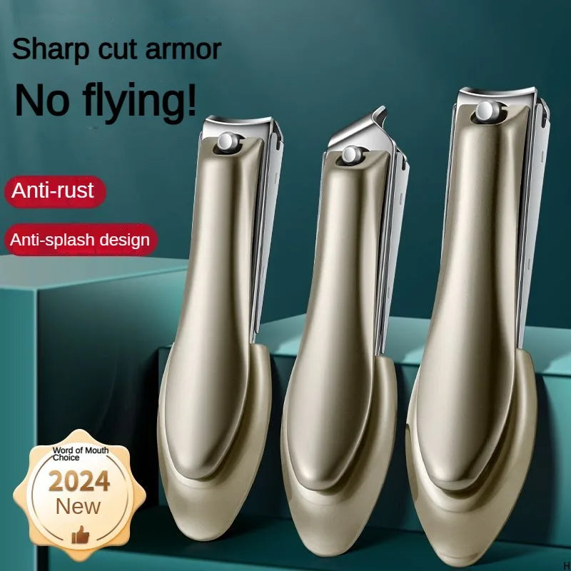 Stainless Steel Anti-Splash Nail Clipper – Fingernail & Toenail Trimmer Nail Clipper Axl