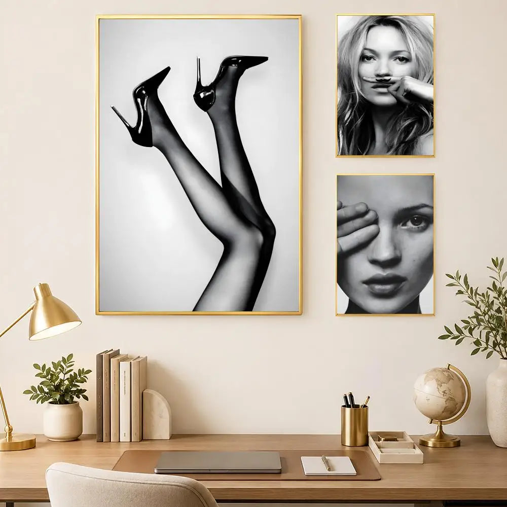 Kate Moss HD PVC Self-Stick Wall Art Poster – Waterproof Decor Wall Art Poster Axl