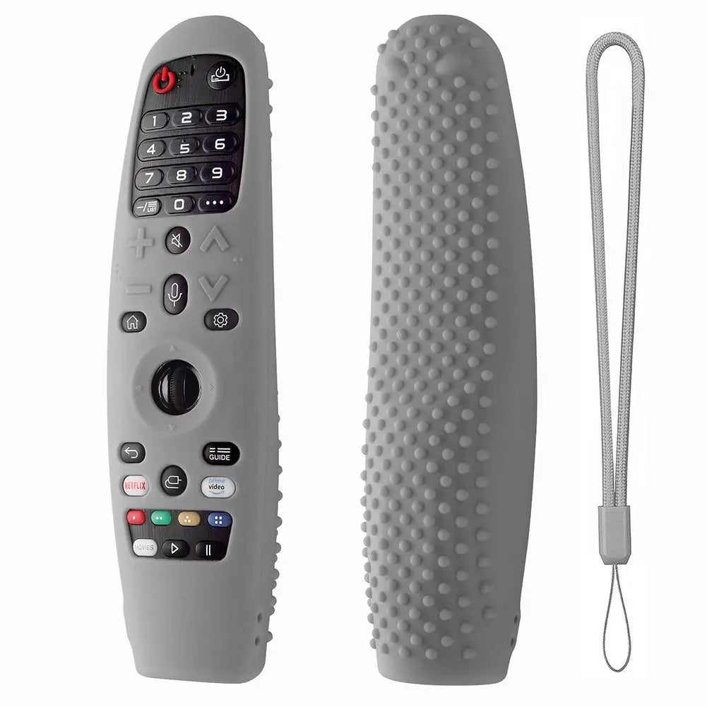 Silicone Case for LG Smart TV Remote AN-MR650A 600 20GA 19BA Remote Control Case Axl grey