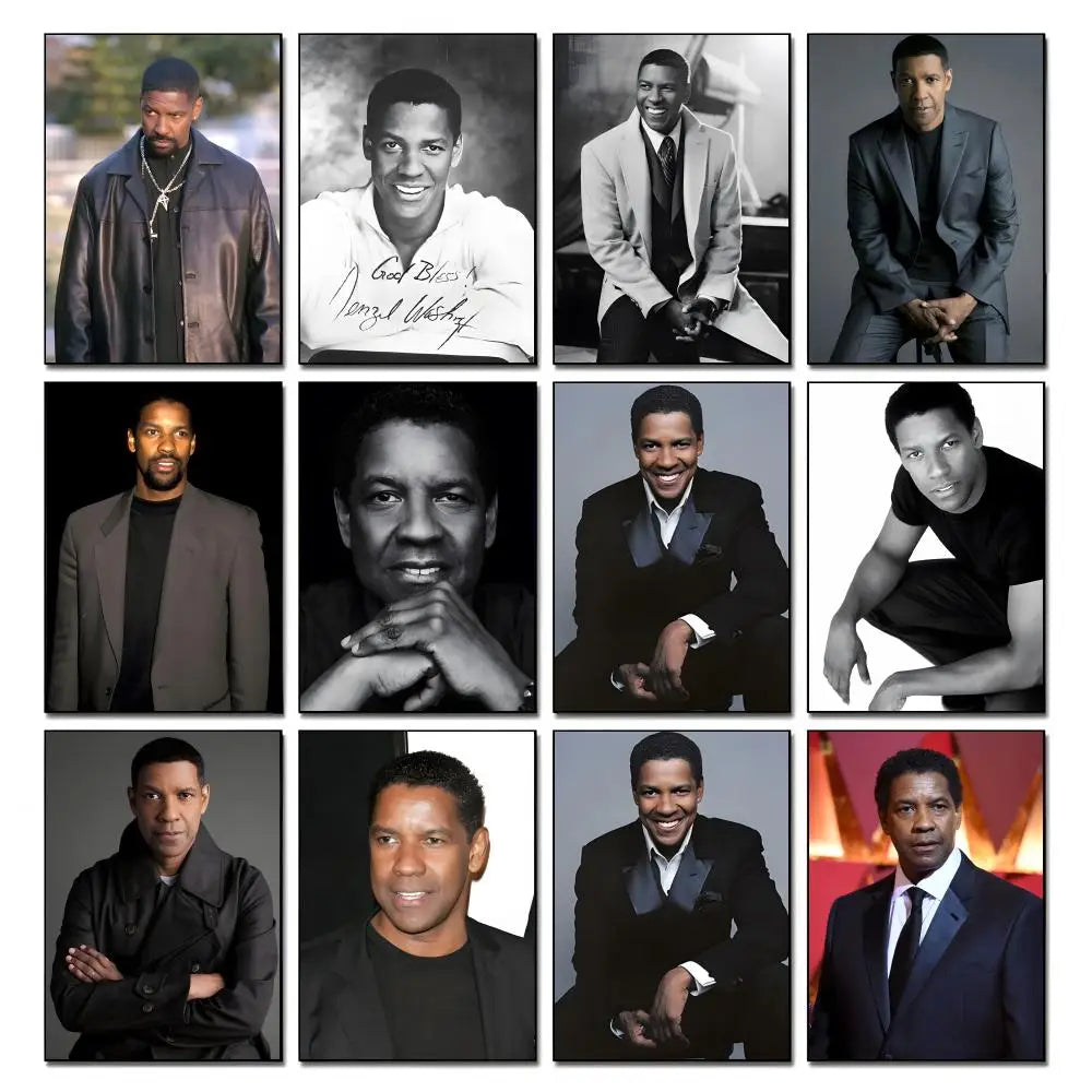 Denzel Washington HD Wall Poster – Waterproof Home Decor Art Wall Art Poster Axl