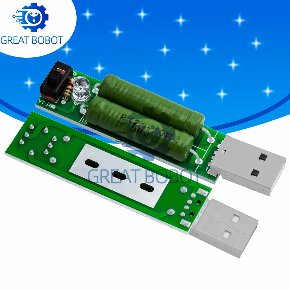 USB Mini Discharge Load Resistor & Digital Voltage Current Tester USB Voltage Tester Axl Default Title