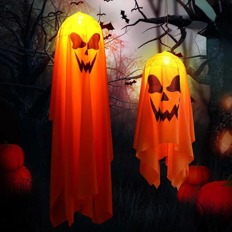 Halloween Fabric Ghost LED Light – Waterproof Outdoor Decor Halloween Decoration Axl