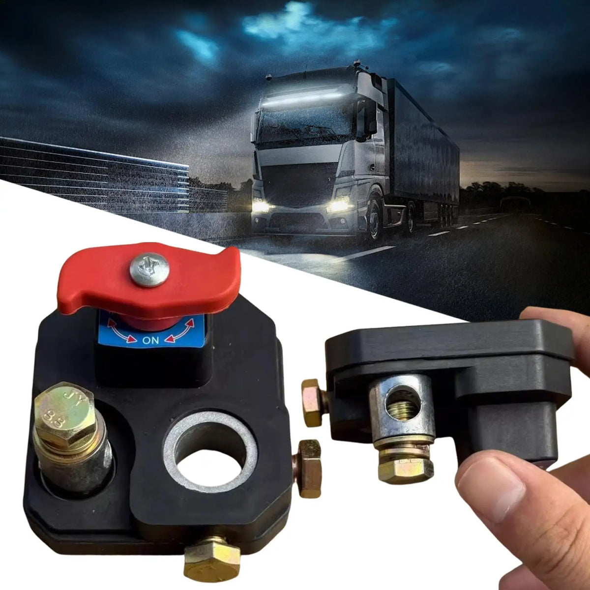 12V/24V Battery Disconnect Switch – Car Power Cut-Off Control Battery Disconnect Switch Axl