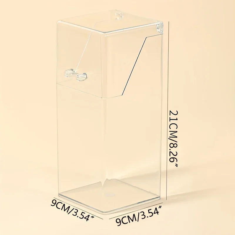 Clear Acrylic Makeup Brush Organizer – Large Capacity Storage Makeup Brush Organizer Axl