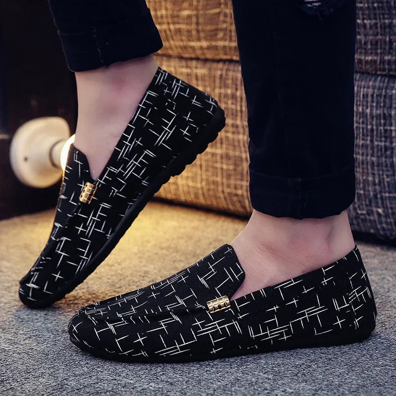 Men's Slip-On Loafers – Breathable Soft Moccasin Casual Shoes Men's Loafers Axl