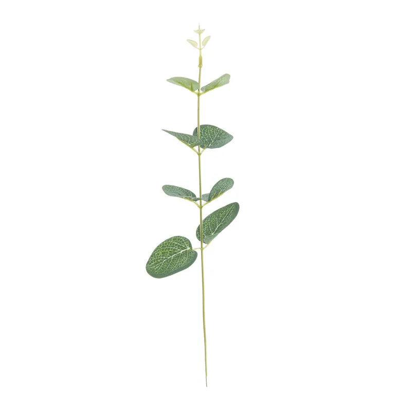 Silk Eucalyptus Leaves 50/100pcs – Wedding & Home Décor Artificial Greenery Stems Axl