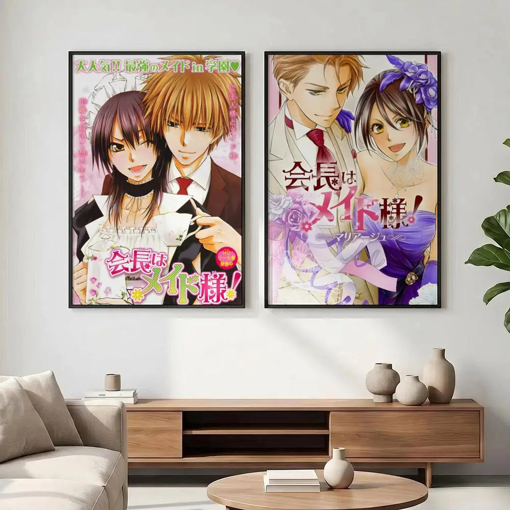 Kaichou wa Maid-sama Anime Poster – HD Waterproof Wall Art Anime Wall Poster Axl