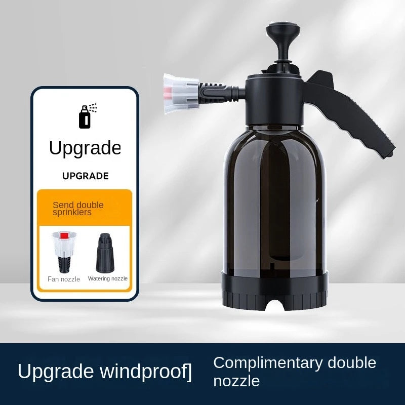 2L Hand Pump Foam Sprayer – Snow Foam Car Wash Cannon Foam Sprayer Axl black