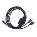 2-in-1 USB A to B Printer Splitter Cable for 2 Computers USB Printer Cable Axl one size