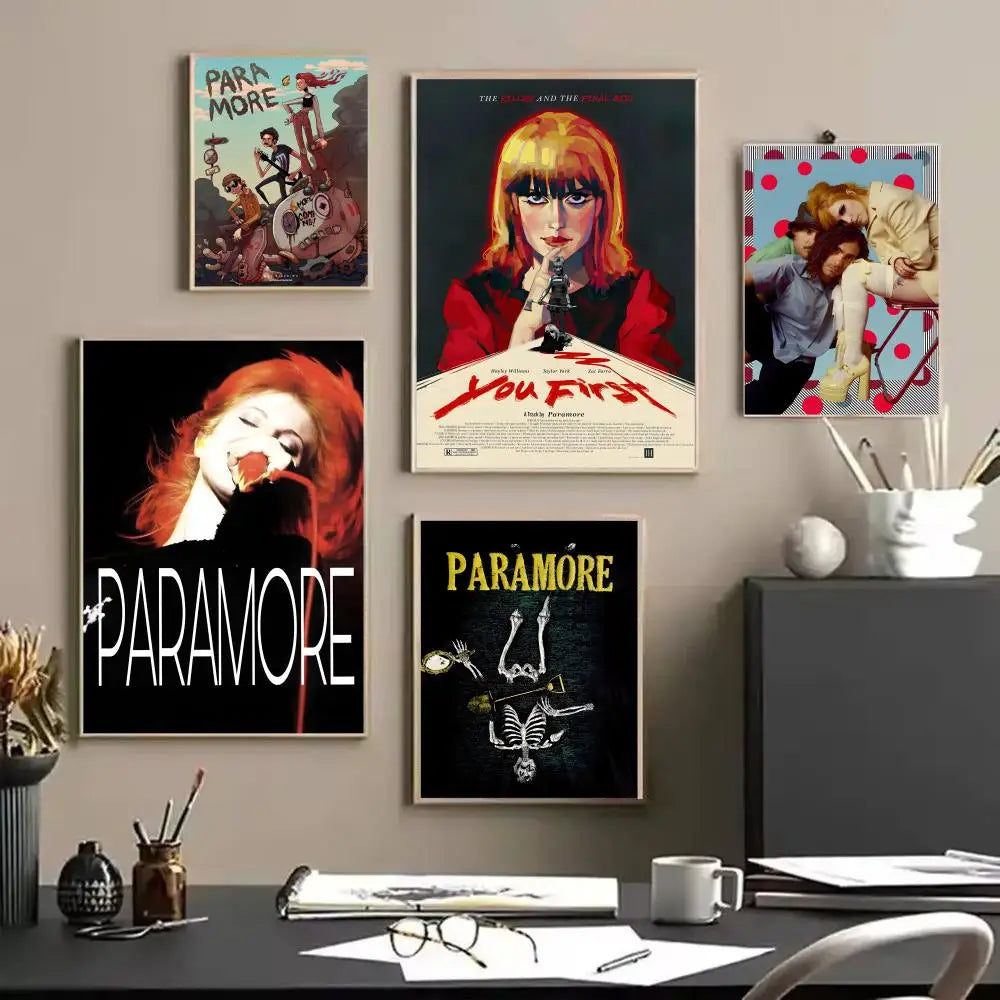 Paramore Band Canvas Wall Art Poster – Unframed Home Decor Canvas Wall Art Axl