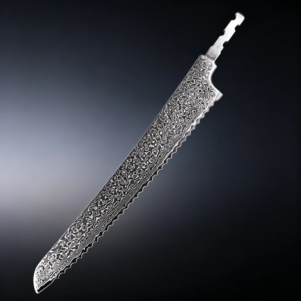 Hand Forged Damascus Steel Chef Knife Blade – 21.8cm Damascus Chef Knife Axl Bread Blade