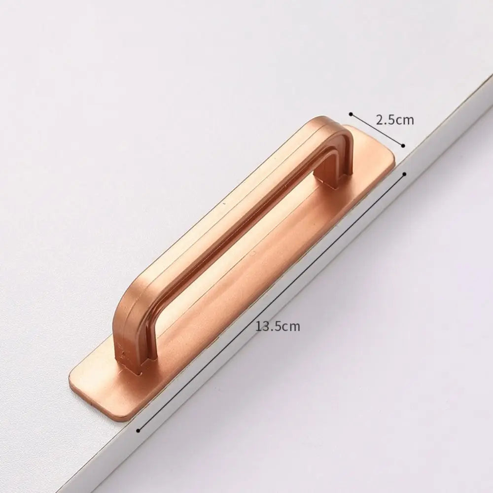 Self-Adhesive Cabinet Drawer Handles – No-Drill Door Knobs Cabinet Door Handle Axl gold-Large