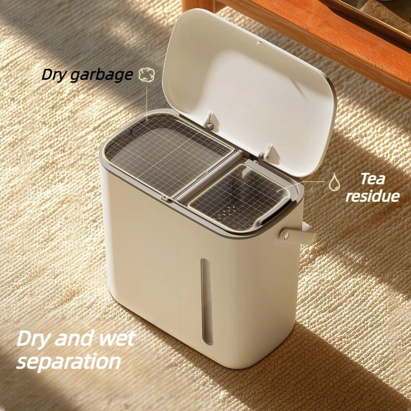 Dry-Wet Separation Trash Can – Large Kitchen Waste Bin Kitchen Waste Bin Axl