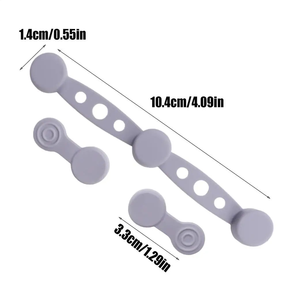 Air Fryer Silicone Magnet Clips – Food-Grade Liner Stabilizer Air Fryer Accessory Axl Grey