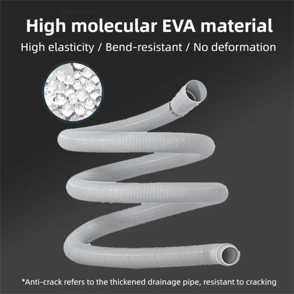 Flexible EVA Washing Machine Drain Hose Extension 1–5m Drain Hose Extension Axl