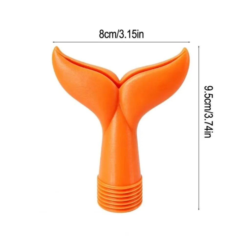 Mermaid Tail Pool Fountain Sprayer | 3/4" Universal Fit Pool Fountain Sprayer Axl